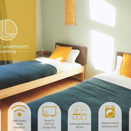 Luvono Apartments - 2 Schlafzimmer / Netflix / Disney+ Magdeburg Exterior foto